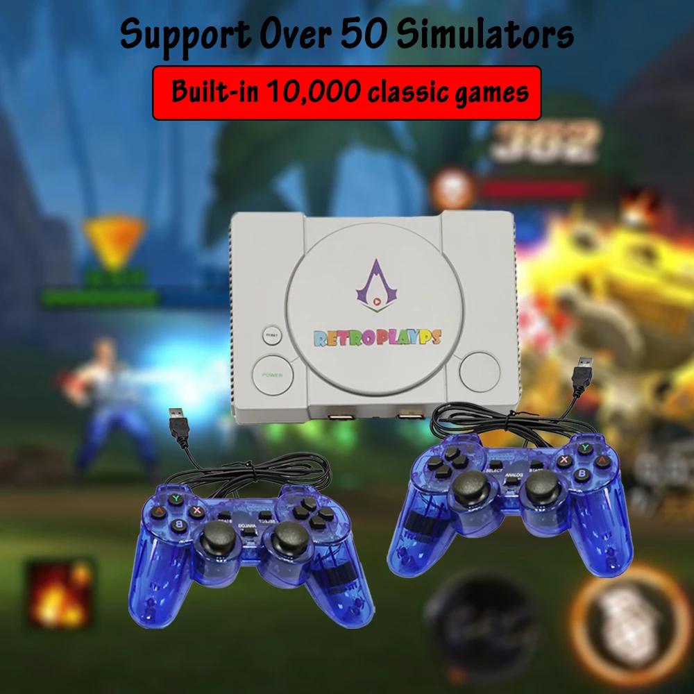 128 бит ретро более 50 симуляторов для psp для N64 для PS1 игровая видео приставка геймпад ручной 10000 игровой плеер джойстик HDMI