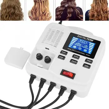 

Barber Accessories Small Portable Digital PTC Heating Hair Perm Machine with Hair Roller Styling Tool Hair Salon Accessories