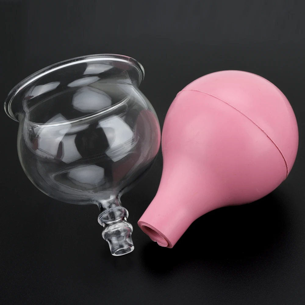 5 шт. резиновая головка стеклянная вакуумная чаша семейный Медицинский Вакуумный крепкий банок всасывающее терапевтическое устройство массаж спины тела забота о здоровье