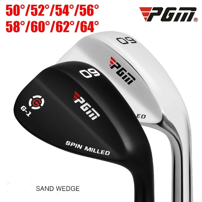 

PGM Golf Clubs Sand Bar Cut Rod CNC Face Groove Stainless steel Golf Wedges Club Occupation Shaft /Cutter/Wedge 50-64 Degree
