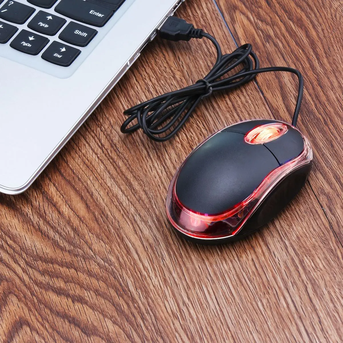 Новый прокрутки мыши Мышь USB светодиодный оптический проводной ноутбук жарки