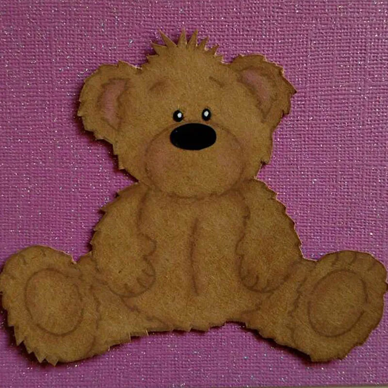 

Lovely Little Bear Metal Cutting Dies Scrapbooking Album Paper DIY Card Decoration Craft Embossing Die Cuts 2020 New
