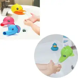 Extension de robinet dessin animé crabe, Guide pour enfants, désinfectant pour les mains, évier, outils de lavage des mains, Extension de l'auge 