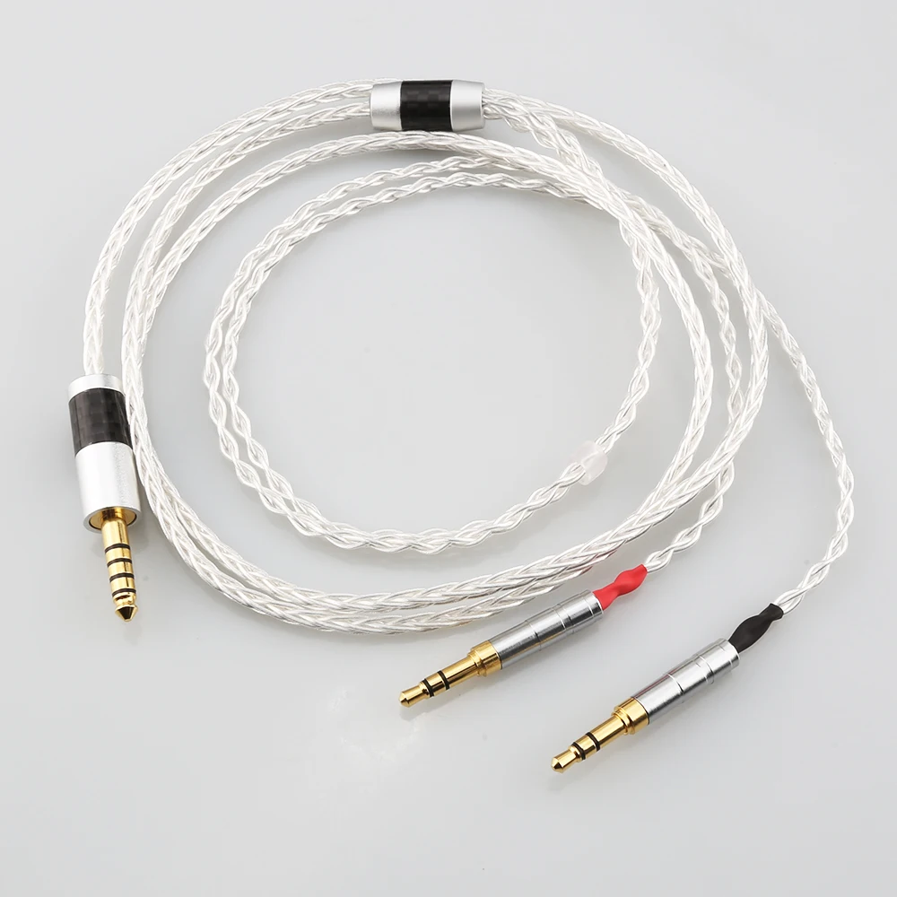 

Новинка Audiocrast 819AG 4,4 Для Sundara Aventho фокусная elegia t1 t5p D7200 MDR-Z7 2,5/3,5/4,4 мм Кабели для наушников баланс