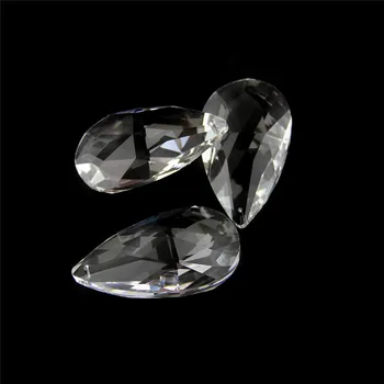 

Clear Color Glass 63mm Crystal Chandelier Pendants Teardrop Prisms Beads DIY Ceiling Lamp Accessories Hot Sale