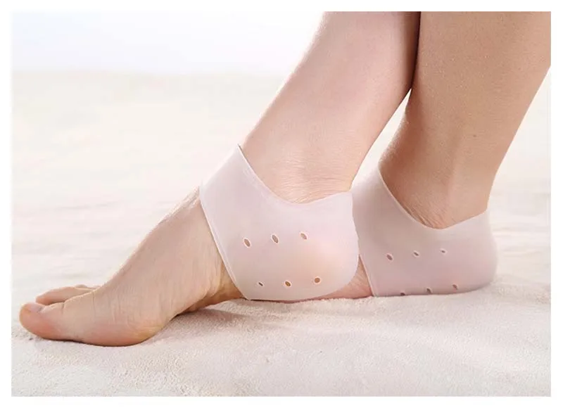 Увлажняющие силиконовые гелевые пяточные носки защитные противоскользящие трещины для кожи ног трещины отшелушивающие вкладыши для ухода