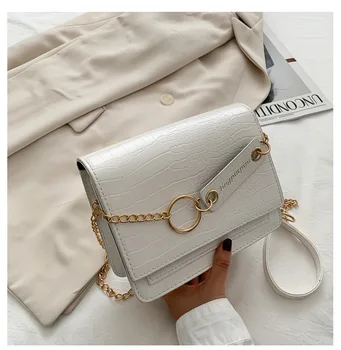 

Summer small bag female 2020 new wave fashion net red popular wild hit color chain women's shoulder messenger small square bag
