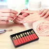 12PCS Professional Nail Drill Bits Set Electric Nail File Carbide Bit Silver Gold Nail Art Tools 3/32'' with Storage Case Holder 5
