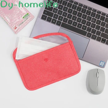 

Polyester Storage Bag Korean Multicolor Mask Storage Bag Cloth Portable Multifunction Student Outdoor Home Anti-virus Supplies