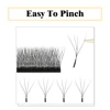 10 pcs/lot GEMERRY 4D W-Shaped Eyelashes Extension 4D Cilios W Automatic Premade Volume Fans Professional Makeup Tools Wholesale 2