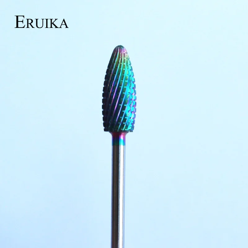 Фреза для маникюра и педикюра из карбида вольфрама радужного цвета|nail drill bits|carbide