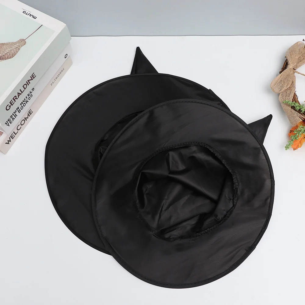 Witch Hat Halloween Fancy Dress Party Props Wizard Cap Decorative Costume Accessory Supplies Children Gift