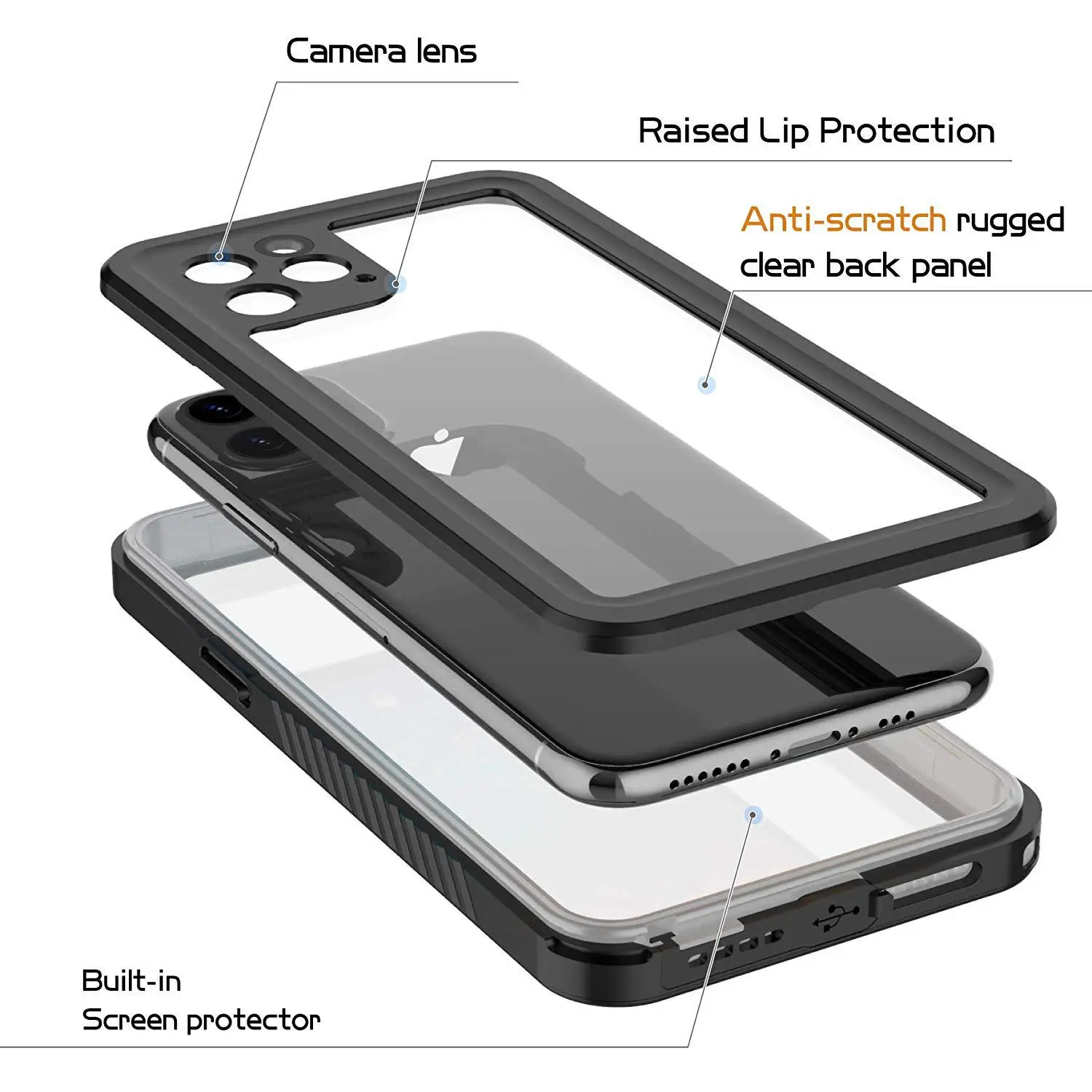 Водонепроницаемый чехол для iPhone 11 Pro Max, противоударный чехол для дайвинга, плавания, для улицы, 360, полная защита для iPhone 11pro Max, чехол