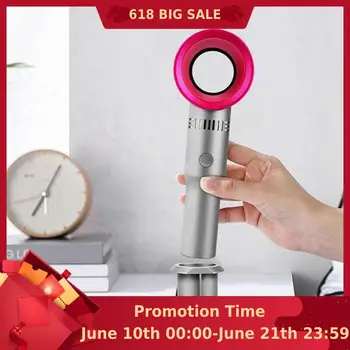 

Electric Bladeless Fan Portable Cordless Usb Charging Mini Handheld Fan Handheld Mini Cooler No Leaf Handy Fan