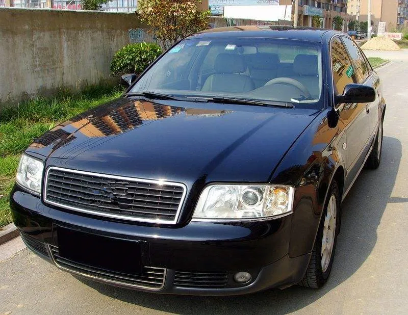 Для audi A6 C5 03/04 05 передние фары стеклянной лампы в виде ракушки и прозрачный абажур