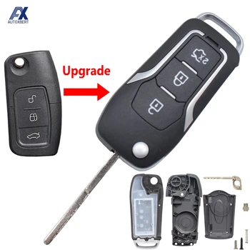 

Modified Car Remote Key Shell Case For Ford Focus Fiesta Mondeo Eco Sport S-Max B-Max C-Max Falcon Galaxy Car Replacement