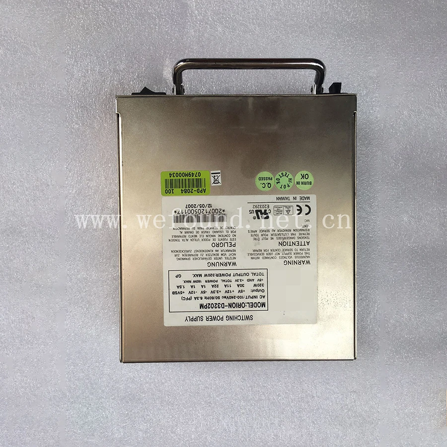 Orion-D3202PM 320W Server Power Supply Description Image.This Product Can Be Found With The Tag Names PC Power Supplies, Server power supply, Server power supply ac