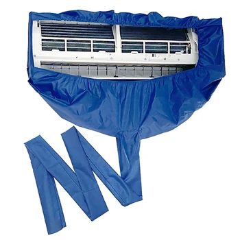 

Air Conditioner Cleaning Cover Household Waterproof and Dustproof Cleaning Protection Bag Cover with Drainage Port