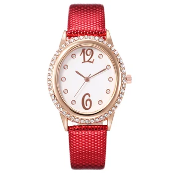 

Fashion Women Fashion Luxury Leisure Leather Stainless Steel Quartz Watch