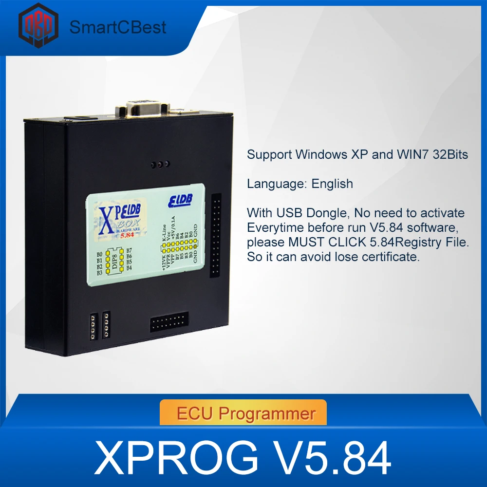 X PROG коробка ЭБУ программист XPROG M V5.84 с USB донглом нет необходимости активировать