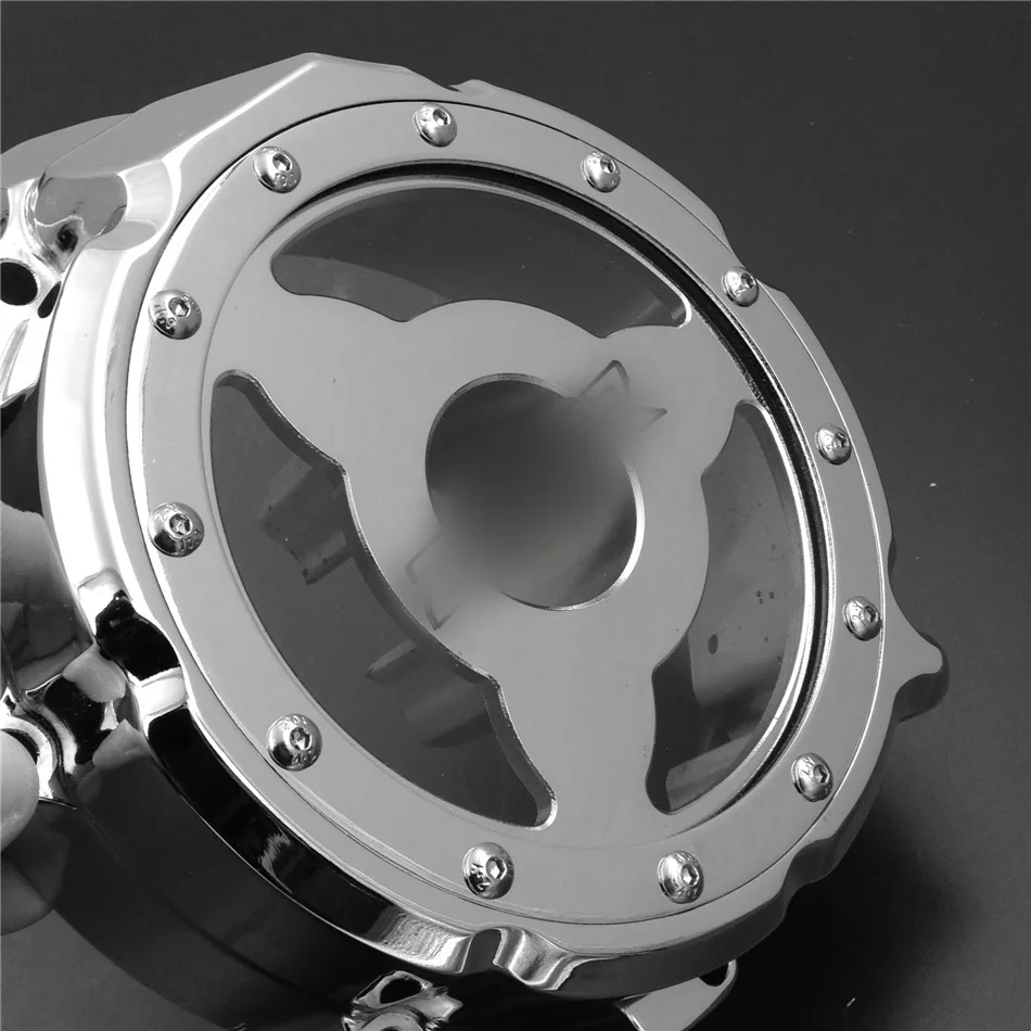 Aftermarket мотоциклетные части для Kawasa ZX ZX14R ZZR1400 2006-2013 хромированная Левая крышка статора двигателя