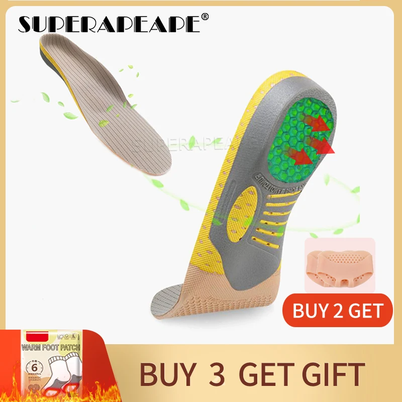 

PVC Orthopedic Insoles Orthotics flat foot Health Sole Pad for Shoes insert Arch Support pad for plantar fasciitis Feet Care