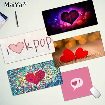 

Maiya High Quality Love kpop heart drawing Keyboards Mat Rubber Gaming mousepad Desk Mat Rubber PC Computer Gaming mousepad