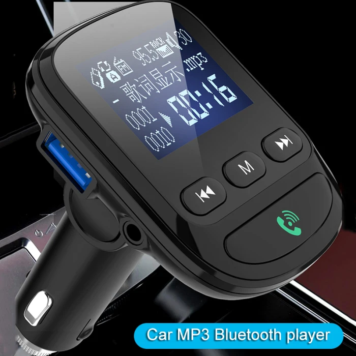 Автомобильное зарядное устройство плеер Bluetooth fm-передатчик Радио MP3 USB беспроводной комплект громкой связи WIF66