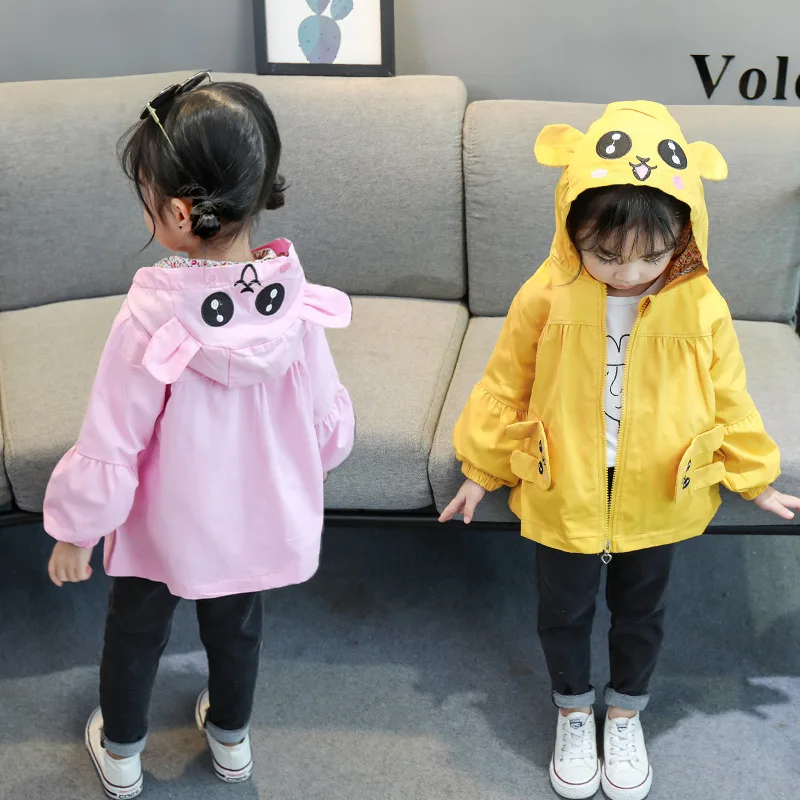 

Girl'S Coat 2019 New Style Korean-style Children Western Style Online Celebrity Autumn Clothing Little Girl Spring And Autumn Ch