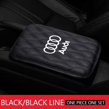 

1pc Car Armrest Pad Car Center Console Arm Rest Seat Box Pad For Audi b5 b6 b7 b8 A3 A4 A4L A5 A6L C5 C6 RS4 RS5 Q3 Q5 Q7 TT Car