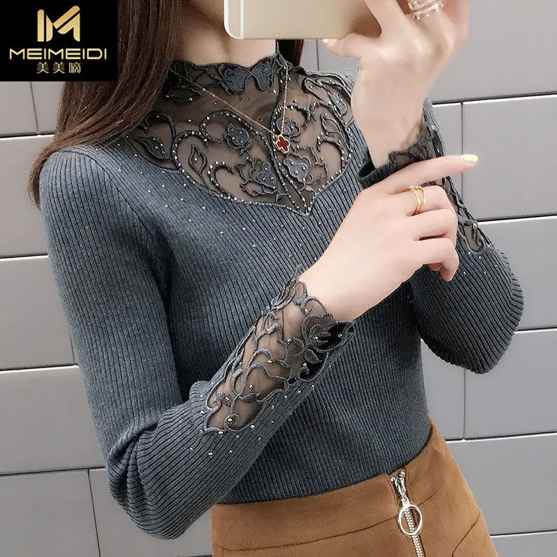 

Knitwear, slim sweater, women's new fashion in autumn and winter 2020, bottomed shirt, foreign style long sleeved top