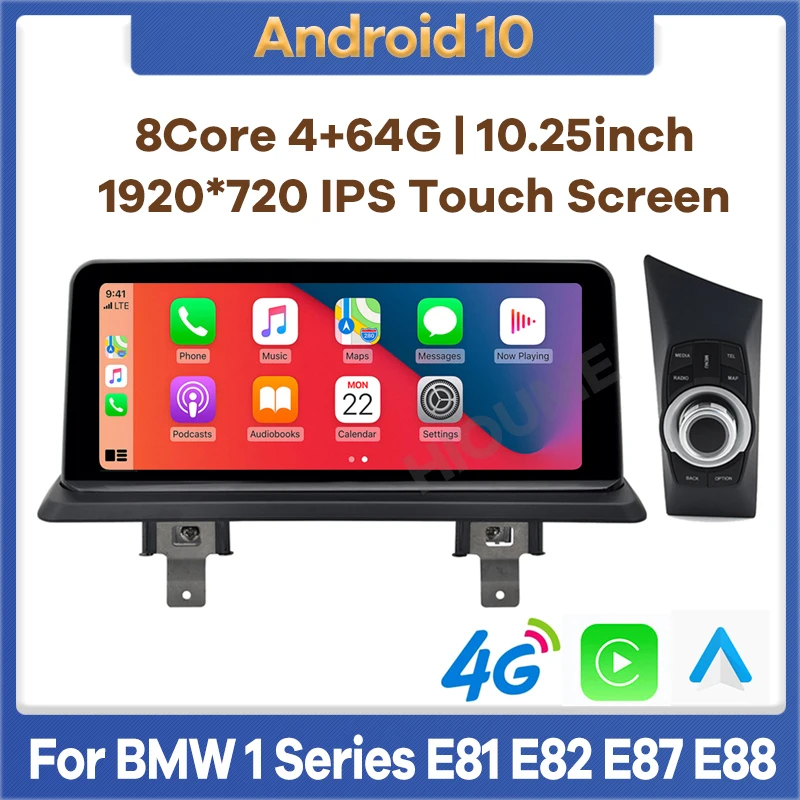 Автомобильный мультимедийный плеер на Android 10 8 ядер 6 ГБ ОЗУ 25 Гб ПЗУ с GPS
