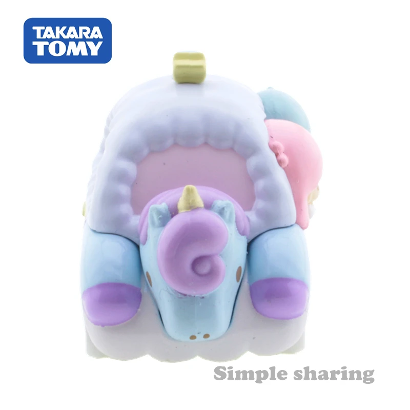 Takara Tomy мечта Tomica № 150 little twin stars автомобиль игрушка сплава литья под давлением с изображениями персонажей аниме, фигурами, безделушка миниатюрный beettle модель комплект