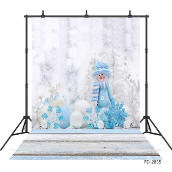 

Christmas Ball Snow Snowman Wood Board Photography Decoration Children Baby Newborn Party Backdrops Background Photo Studio Prop