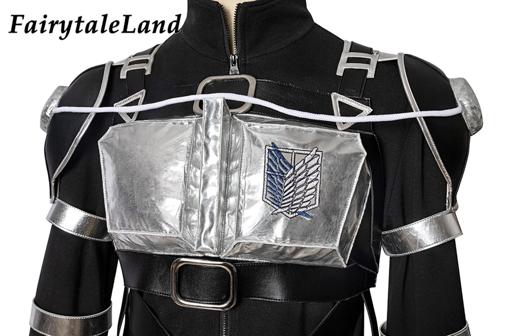 cute halloween costumes Attack on Titan 4 The Final Season Rivaille Cosplay Costume Halloween Superhero Outfit Shingeki no Kyojin Team Armour Uniform anime dress