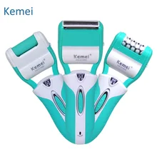 Многофункциональный Эпилятор Kemei для удаления волос, бикини, подмышек, тела, лица, перезаряжаемый, 220-240 В, машинка для бритья волос для женщин