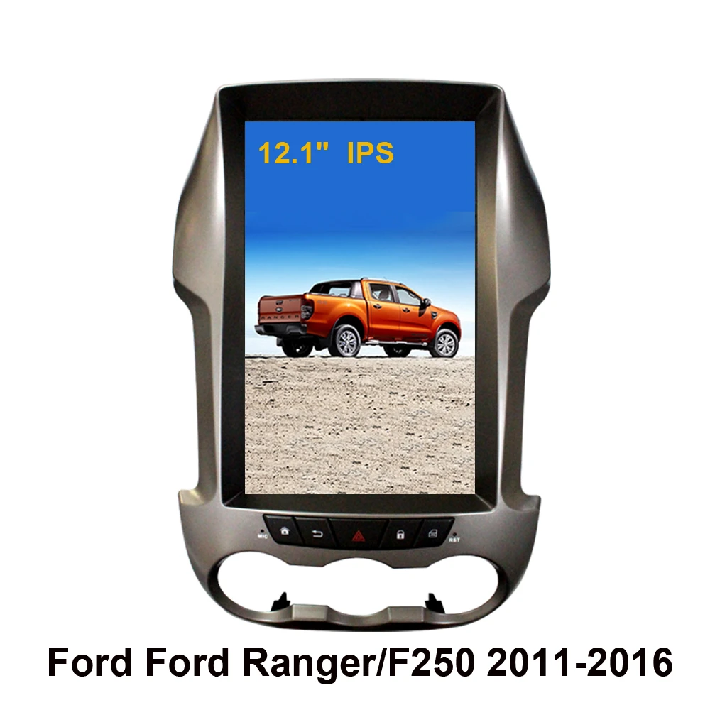 Автомобильный GPS-навигатор на Android 9 0 для Ford Ranger/F250 2011-2016 12 1 &quotTesla Style автомобильный