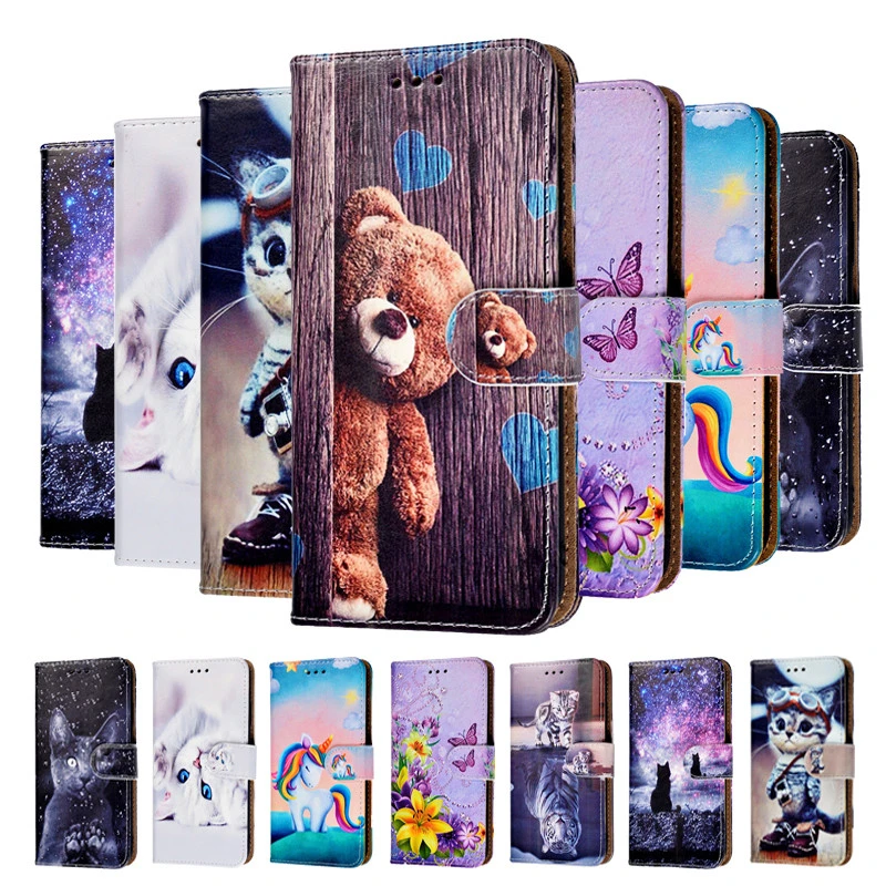 cute samsung phone case Wallet Leather Flip Case For Samsung Galaxy A3 A5 A7 2017 2016 Fundas Cover A310F A510F A520F A320F A310 A720 A720F Coque silicone cover with s pen