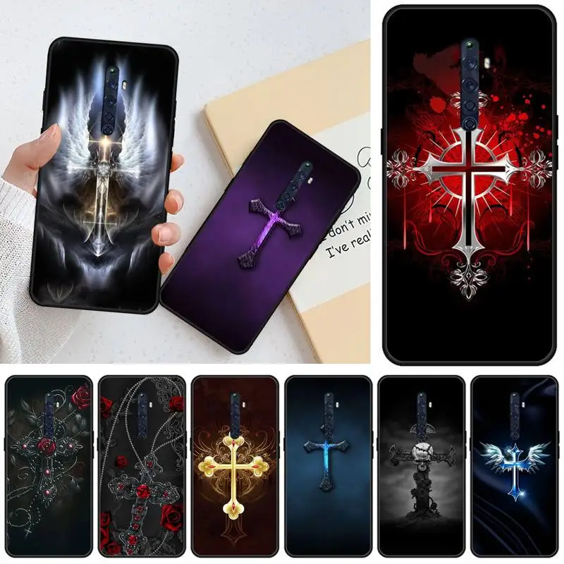 

Mantin Jesus Christian Cross Customer High Quality Phone Case For OPPO R11 11S plus RENO 2Z R15pro R17pro Realme 2 3 3 5 5pro C2