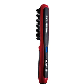 

Hair Comb Brush Multifunctional Quick Beard Hair Straightener Curling Curler Show Cap Men Beauty Hair Styling Tool