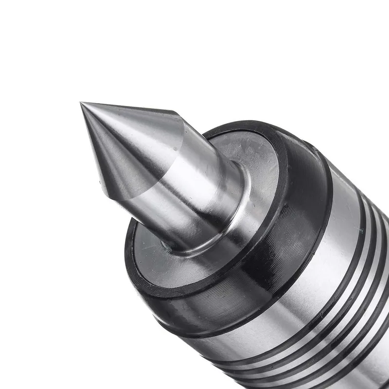MT2 0.02 Inch 0.001 Accuracy Steel Lathe Live Center Morse Taper Tool Triple Bearing Tailstock Center CNC Cutter Lathe Tools