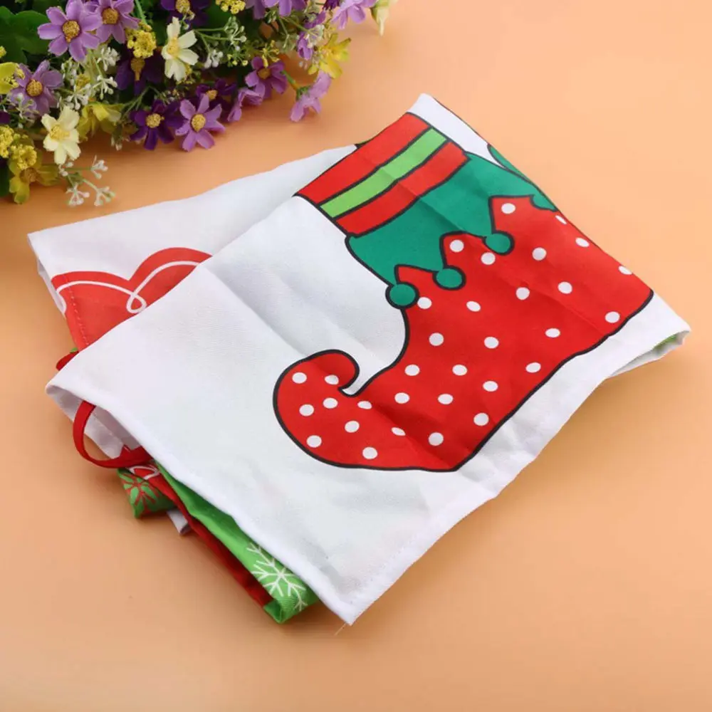 2Pcs Printed Aprons Domestic Kitchen Christmas Themed Pinafore | Дом и сад