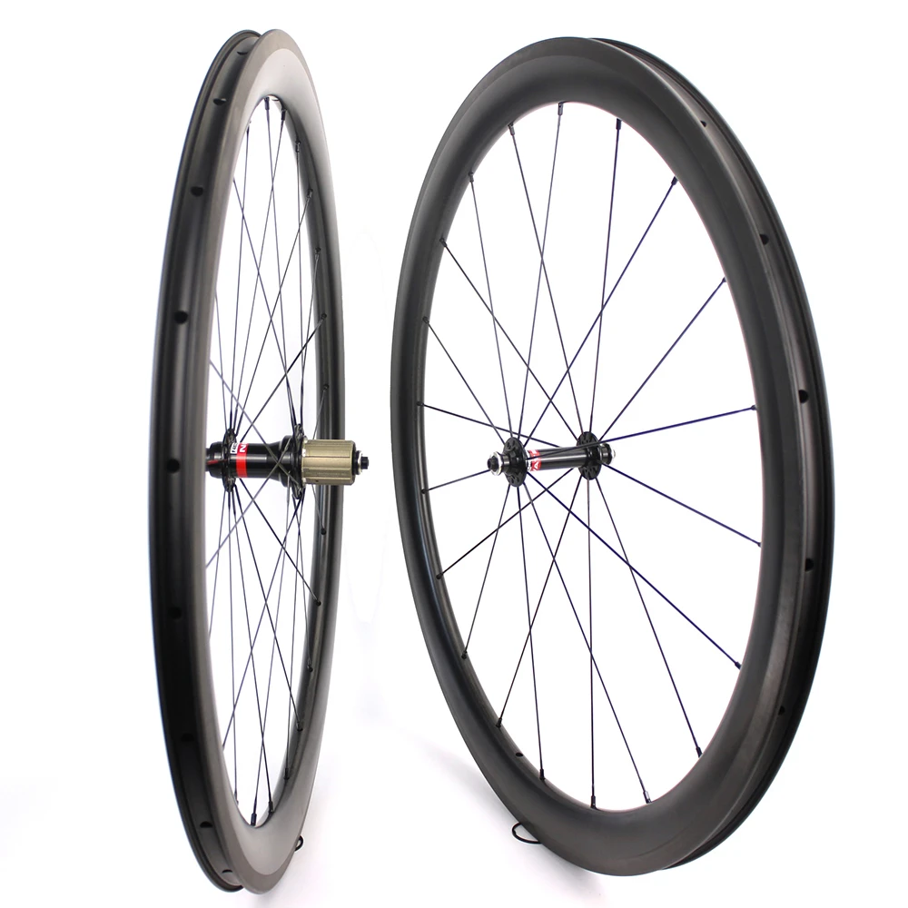 ELITEWHEELS Дорожные Углеродные колеса 700c велосипедная коляска трубчатый клинчер