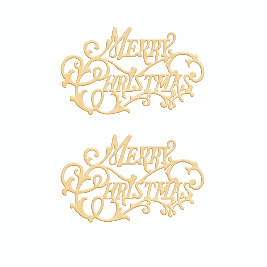 10pcs Wooden Tags Merry Christmas Pieces Gift Tag Xmas Scrapbooking Embellishment Decoration | Дом и сад