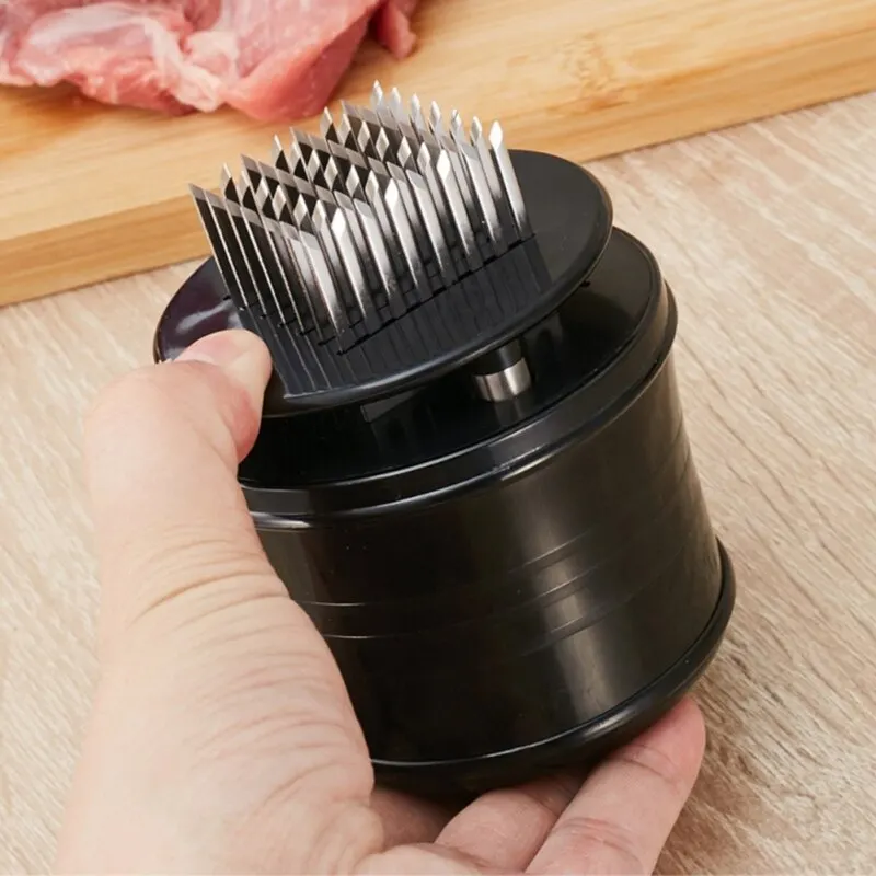 Нержавеющая Сталь Мясо Tenderizer лезвия для рукоделия рыхлый говяжий Стейк Курица котлет Мясорубка свинина отбивная Дырокол инструменты для приготовления пищи