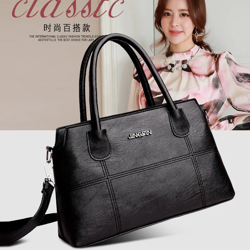 

WOMEN'S Bag 2018 New Style Korean-style Handbag Casual Large-Volume Joint Shoulder Bag Shoulder Bag