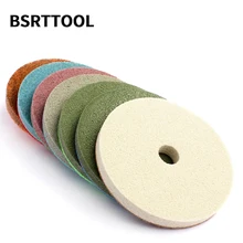 

BSRTTOOL 125 Mm 5 Inch 7-Piece Sponge Polishing Pad Suitable For Stone Marble Sandstone Grinding Wheel Polishing Machine Etc