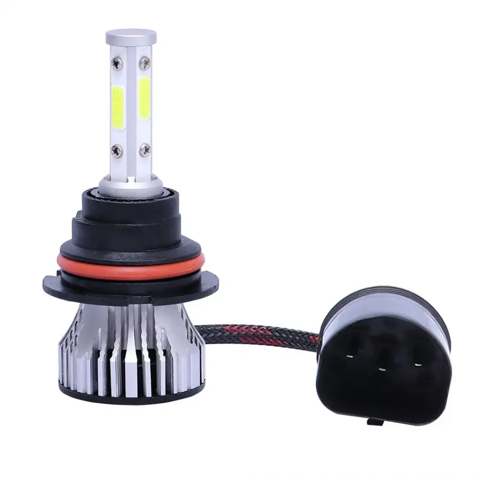 2 предмета 5202 9005 9006 9012 H4 H7 H8 H11 4 стороны 72W фары для 8000LM 6500 к туман светильник комплект автомобильных светодиодных фар IP67 подходит для автомобиля мотоцикла