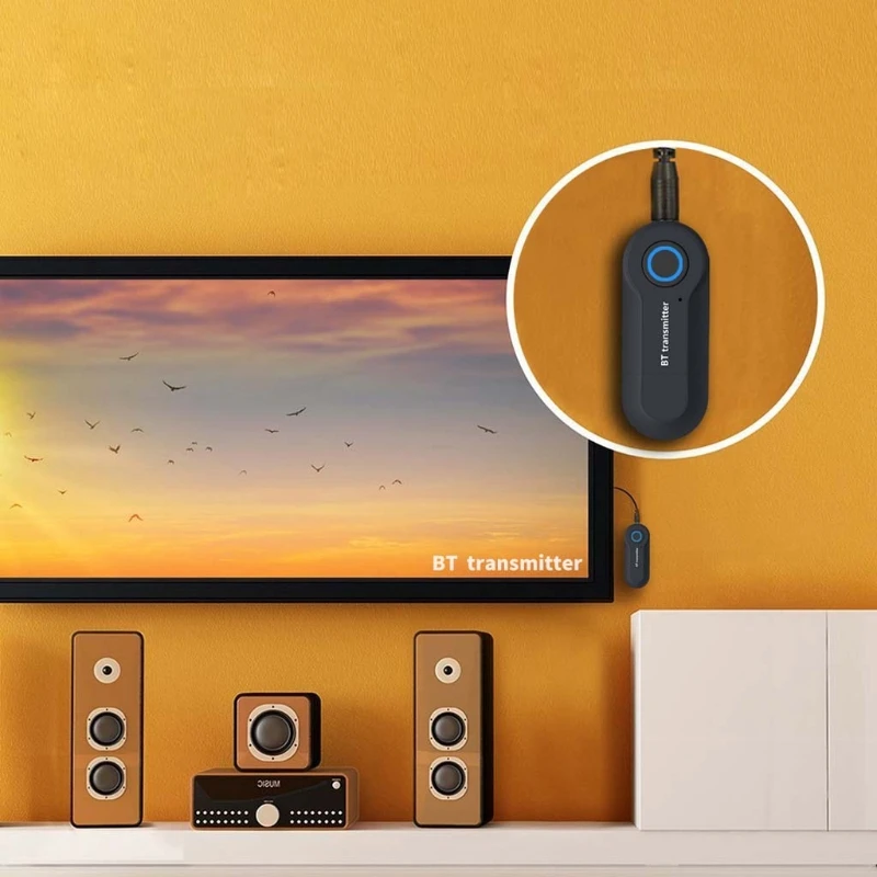 USB беспроводной Bluetooth 4,0 стерео аудио передатчик для ТВ ПК Bluetooth динамик AXYF