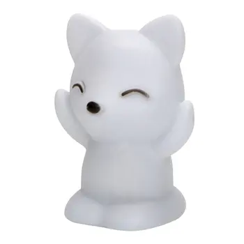 

7 Changing Colors Lovely Fox Shape Lovely Bedroom Decoration For Baby Gift Romantic Colorful Light Wedding Party Decor